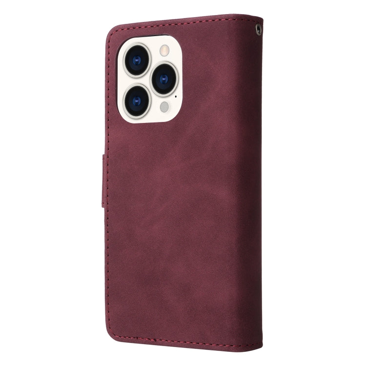 For iPhone 14 Pro Multifunctional Phone Leather Case with Card Slot