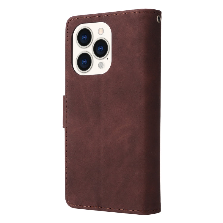 For iPhone 14 Pro Multifunctional Phone Leather Case with Card Slot