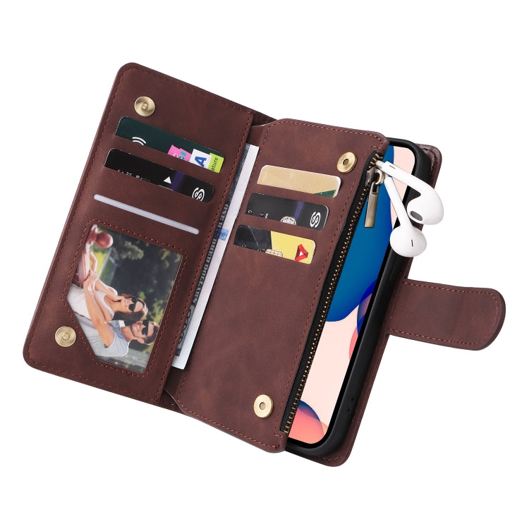 For iPhone 14 Pro Multifunctional Phone Leather Case with Card Slot