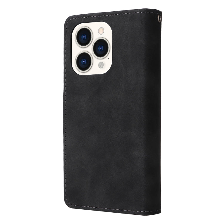 For iPhone 14 Pro Multifunctional Phone Leather Case with Card Slot