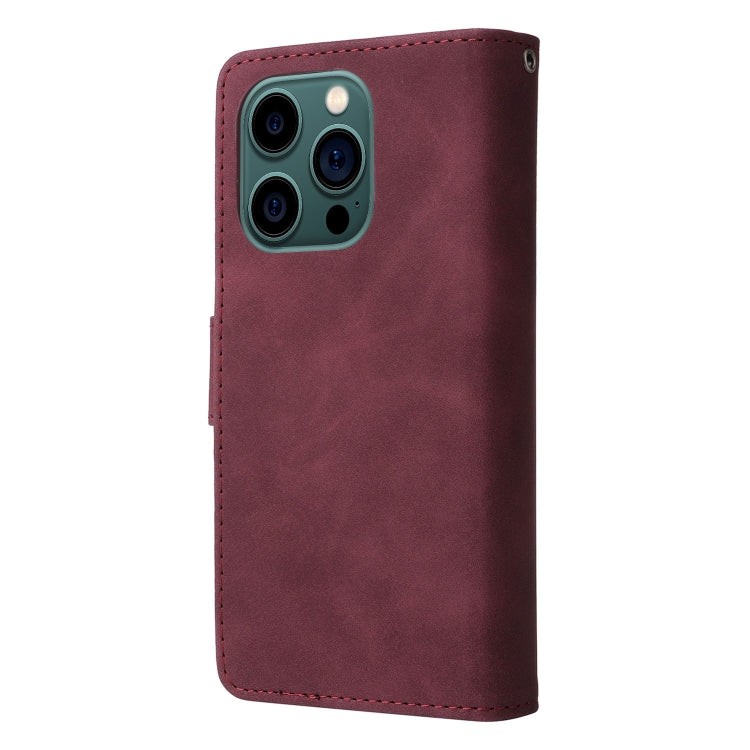 For iPhone 14 Pro Max Multifunctional Phone Leather Case with Card Slot