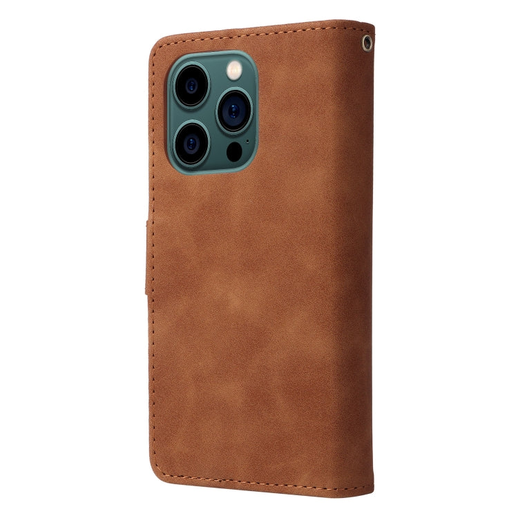 For iPhone 14 Pro Max Multifunctional Phone Leather Case with Card Slot