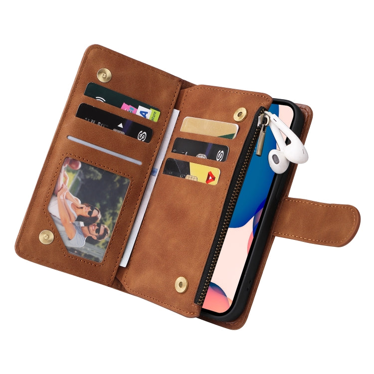 For iPhone 14 Pro Max Multifunctional Phone Leather Case with Card Slot