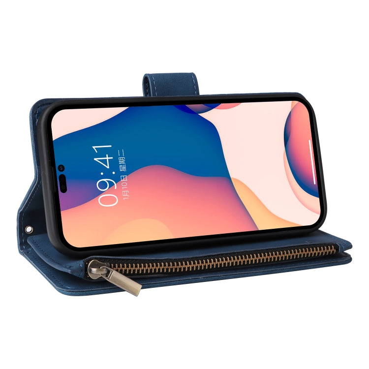 For iPhone 14 Pro Max Multifunctional Phone Leather Case with Card Slot