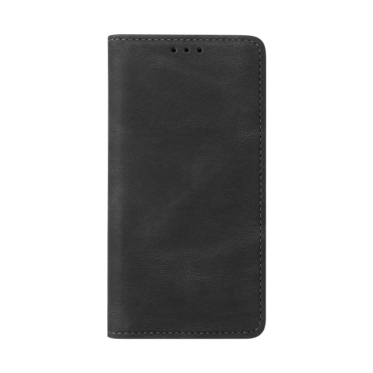 For iPhone 14 Simple Suction Closure Horizontal Flip Leather Case