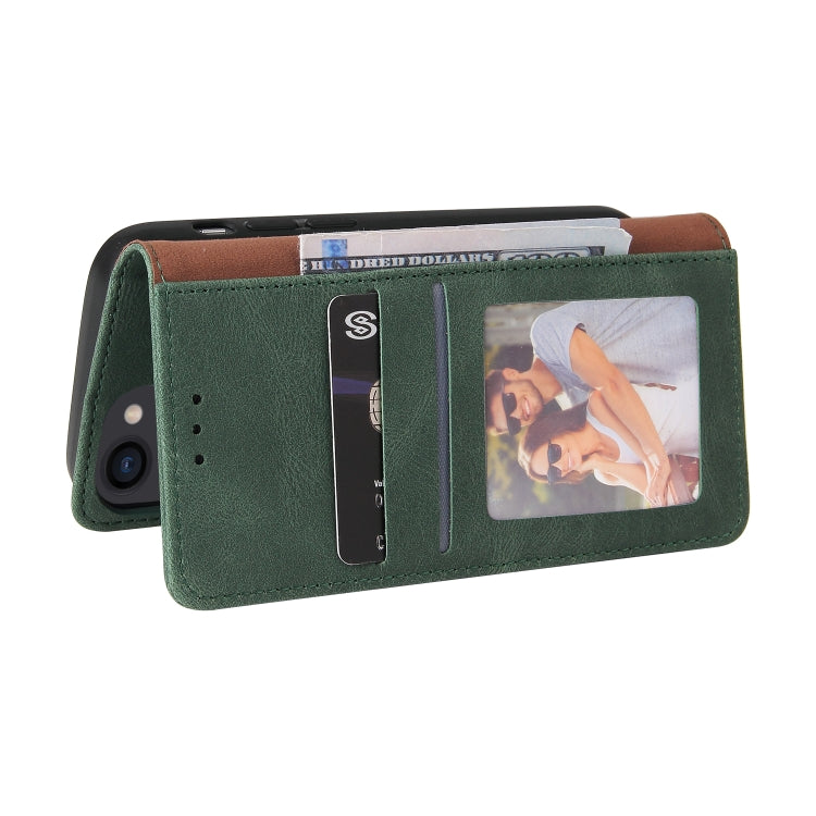 For iPhone 14 Simple Suction Closure Horizontal Flip Leather Case