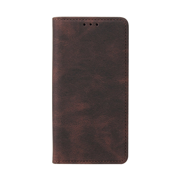 For iPhone 14 Simple Suction Closure Horizontal Flip Leather Case