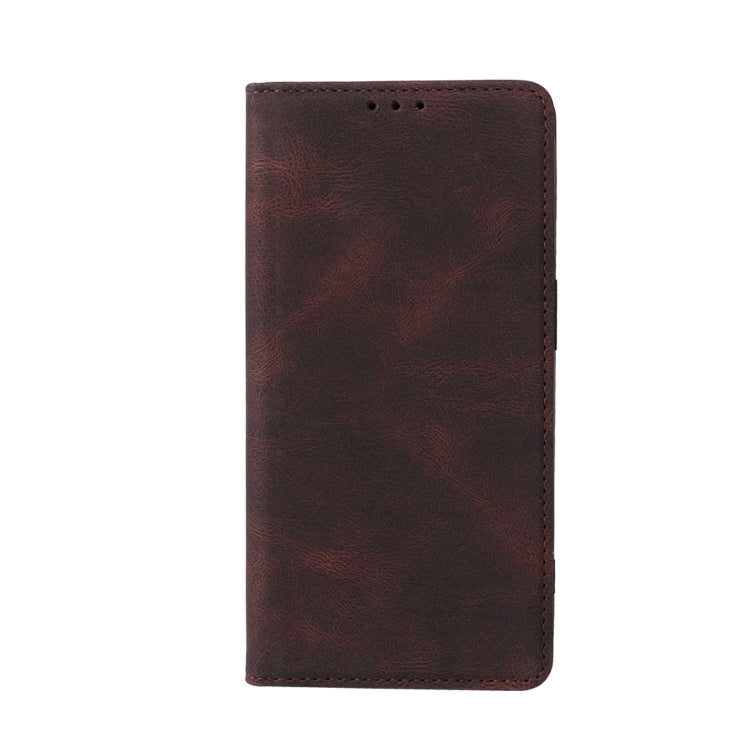 For iPhone 14 Pro Max Simple Suction Closure Horizontal Flip Leather Case
