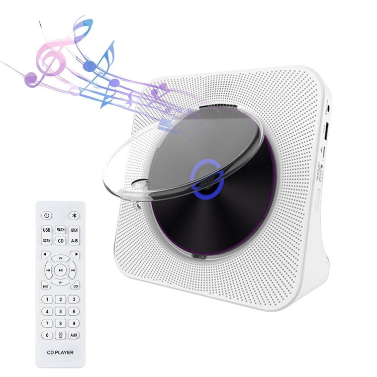 Kecag KC-806 2A Retro Bluetooth Music Disc Album CD Player, Specification:Rechargeable Version