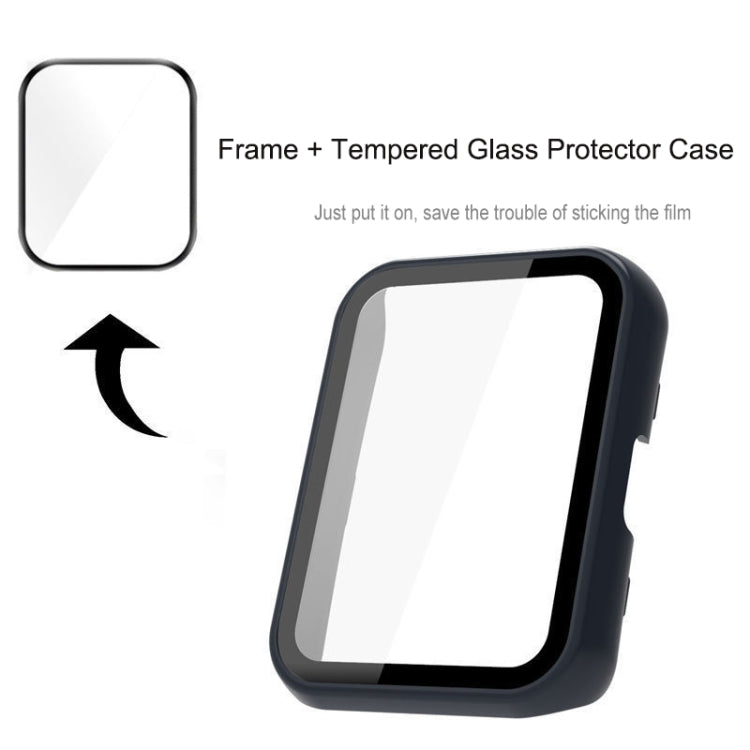 For Huawei Watch Fit 2 PC+ Toughened Film Fully Enclosed Protective Watch Case