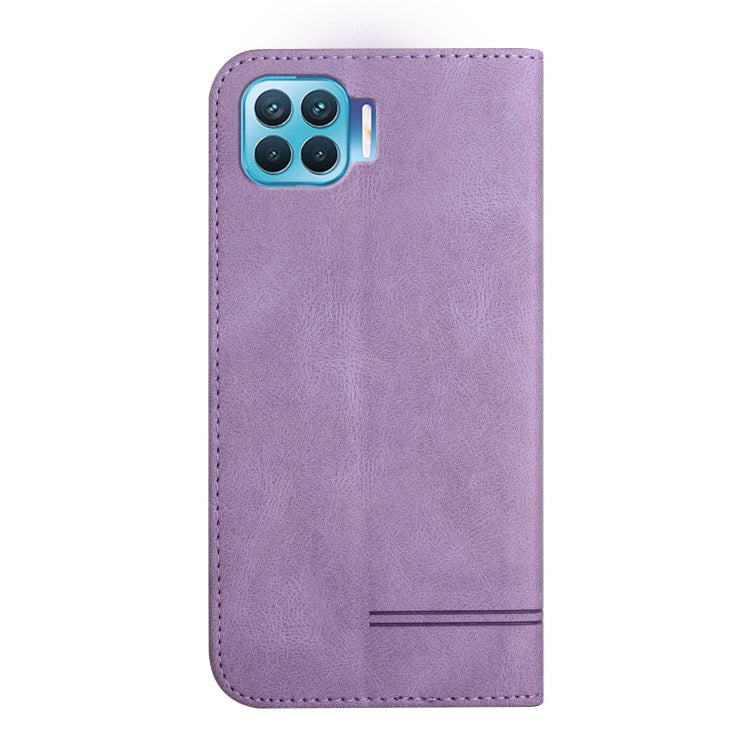 For OPPO A73 2020 / F17 Strong Magnetic Leather Case