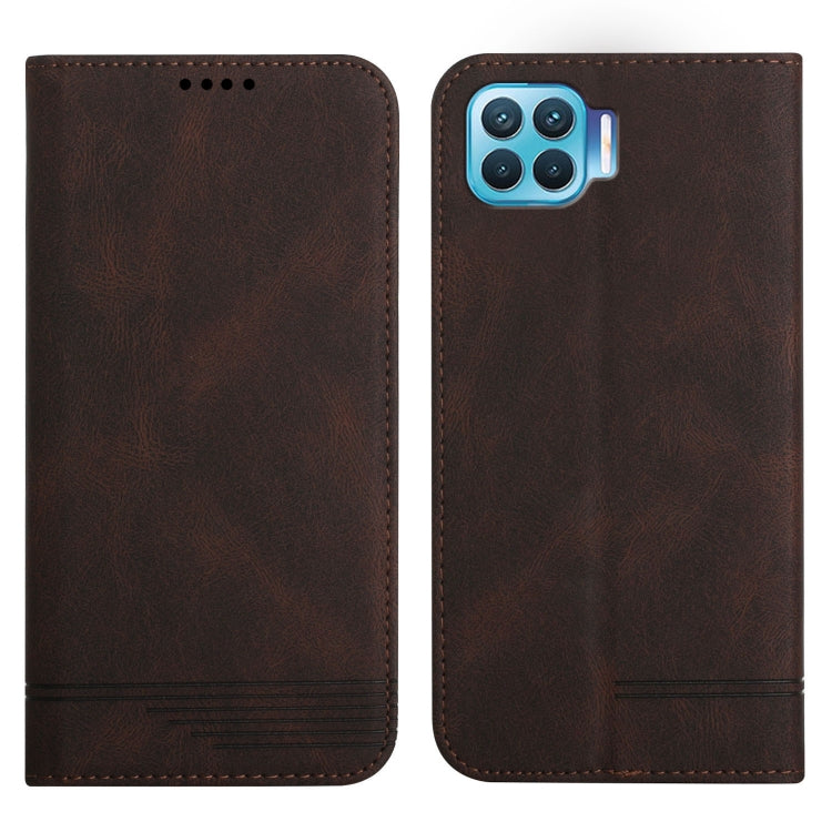 For OPPO A93 4G / F17 Pro Strong Magnetic Leather Case