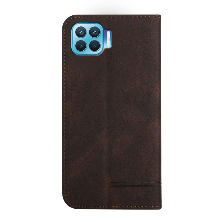 For OPPO A93 4G / F17 Pro Strong Magnetic Leather Case