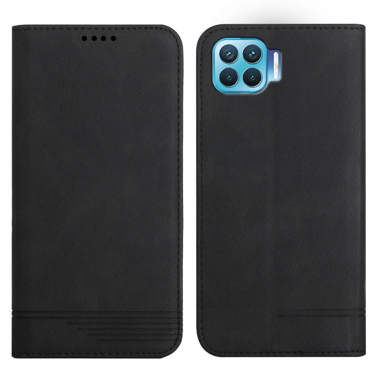 For OPPO A93 4G / F17 Pro Strong Magnetic Leather Case