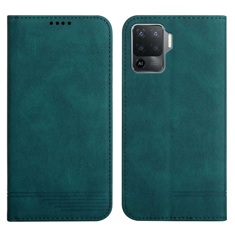 For OPPO A94 4G Strong Magnetic Leather Case