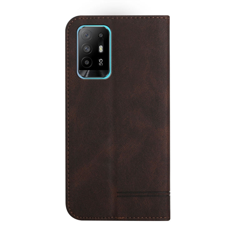 For OPPO A94 5G Strong Magnetic Leather Case