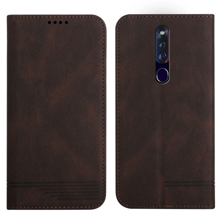 For OPPO F11 Pro Strong Magnetic Leather Case