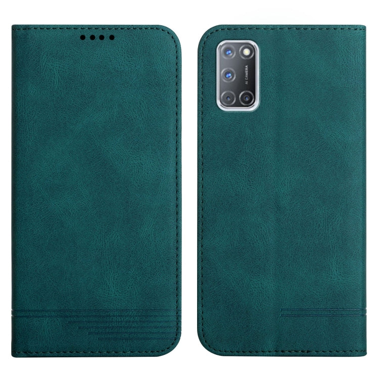 For OPPO A52 / A72 / A92 Strong Magnetic Leather Case