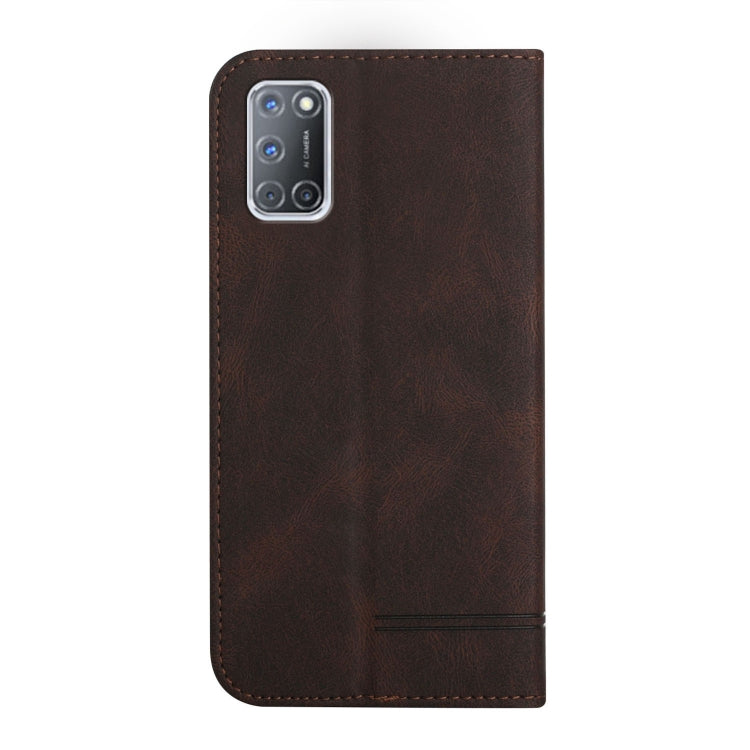 For OPPO A52 / A72 / A92 Strong Magnetic Leather Case