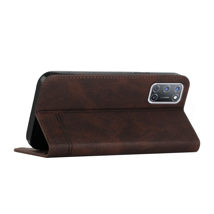 For OPPO A52 / A72 / A92 Strong Magnetic Leather Case