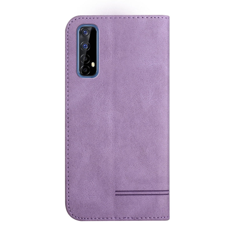 For Realme 7 4G Strong Magnetic Leather Case