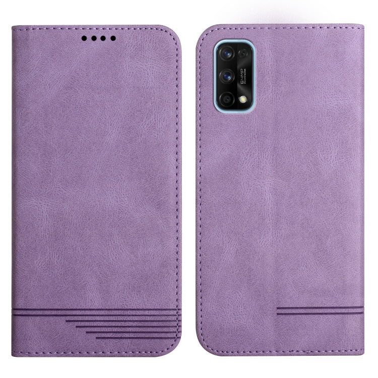 For Realme 7 Pro Strong Magnetic Leather Case