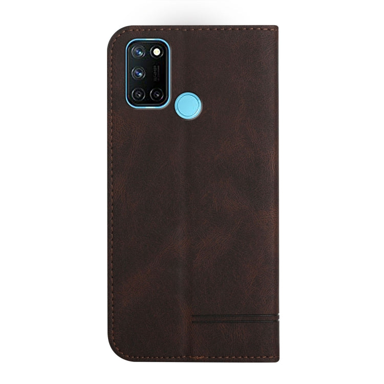 For Realme 7i Strong Magnetic Leather Case