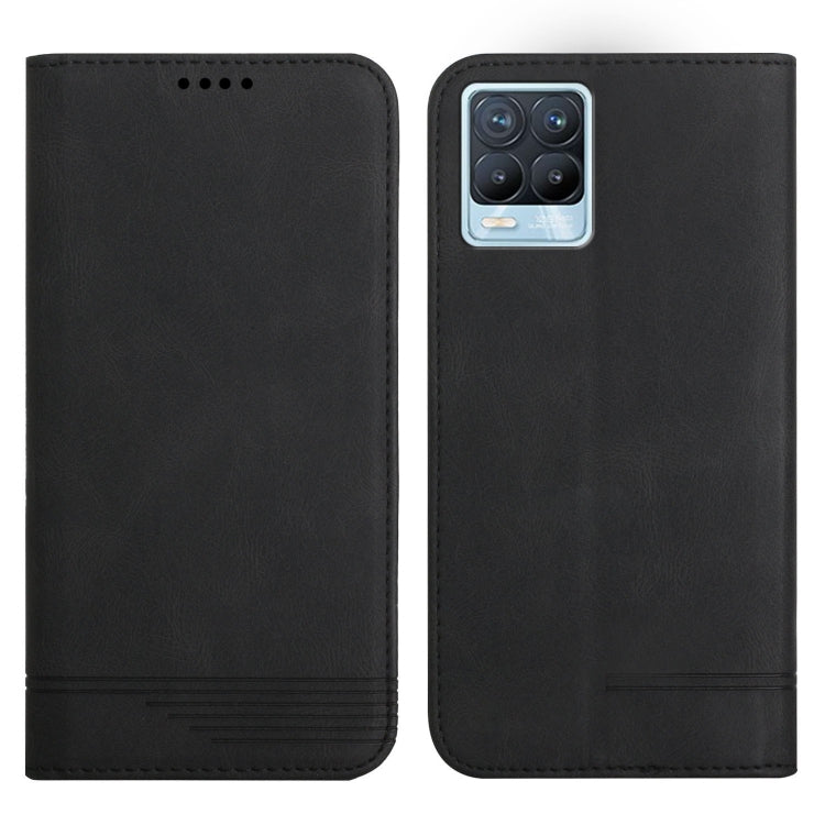 For Realme 8 4G / 8 Pro Strong Magnetic Leather Case