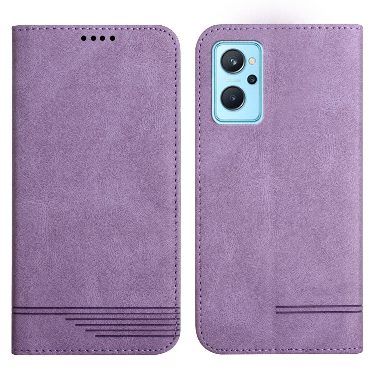 For Realme 9i Strong Magnetic Leather Case