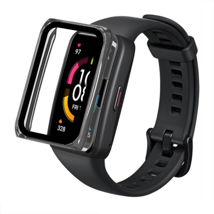 For Huawei Band 7/6 / Honor Band 7/6 Universal PC+ Toughened Film Fully Enclosed Protective Watch Case
