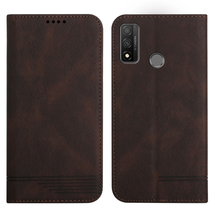 For Huawei P Smart 2020 Strong Magnetic Leather Case