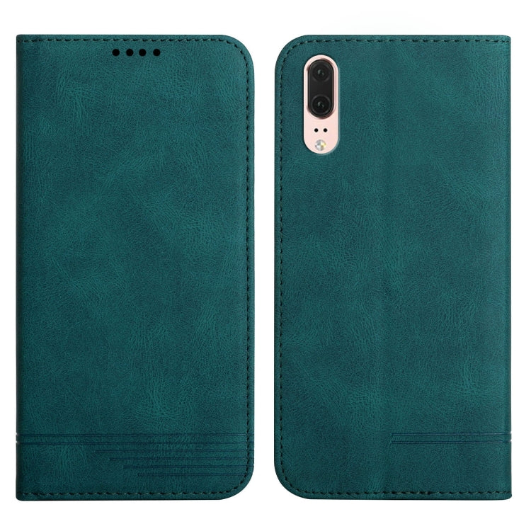 For Huawei P20 Strong Magnetic Leather Case