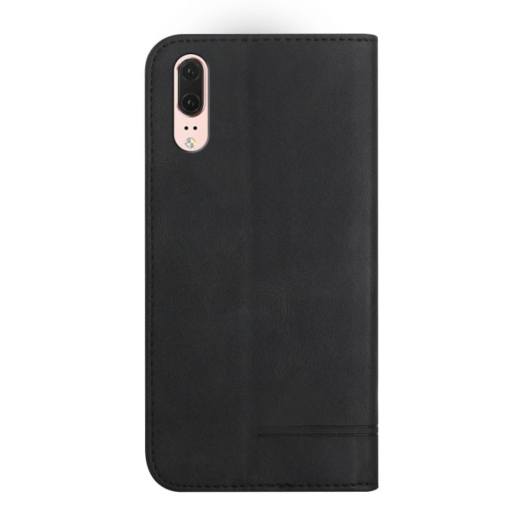 For Huawei P20 Strong Magnetic Leather Case