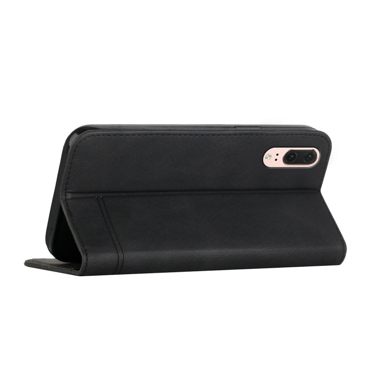 For Huawei P20 Strong Magnetic Leather Case