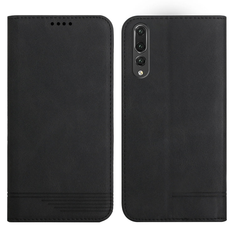For Huawei P20 Pro Strong Magnetic Leather Case