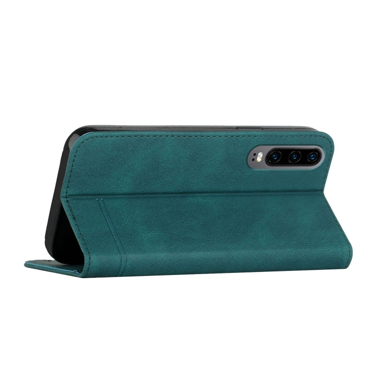 For Huawei P30 Strong Magnetic Leather Case