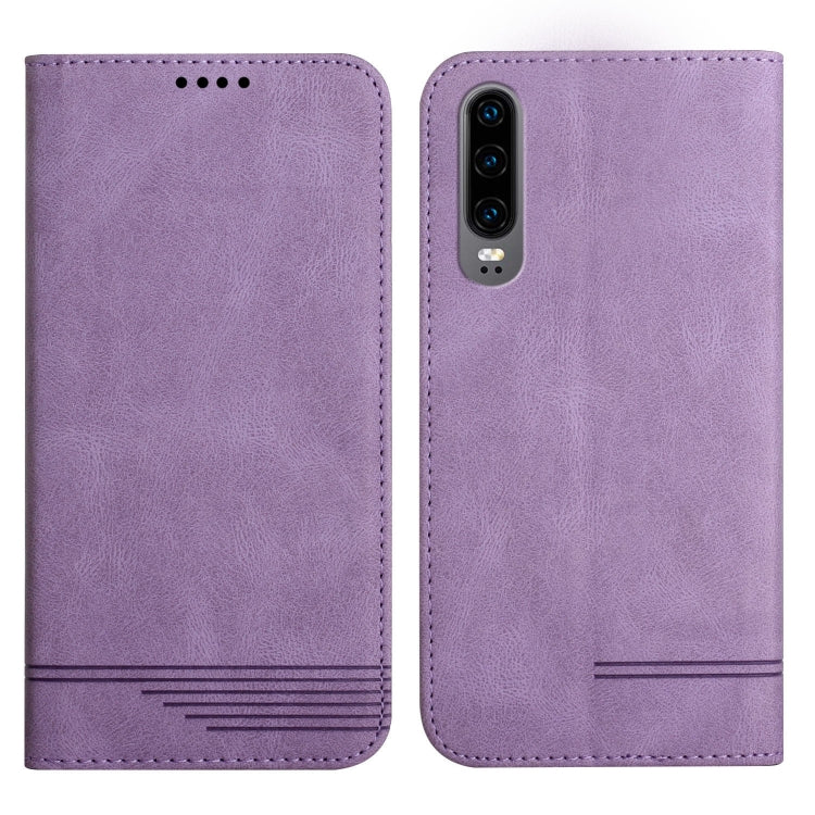 For Huawei P30 Strong Magnetic Leather Case