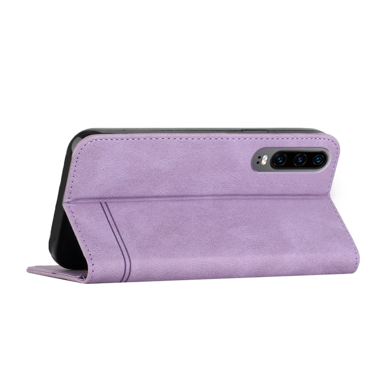 For Huawei P30 Strong Magnetic Leather Case