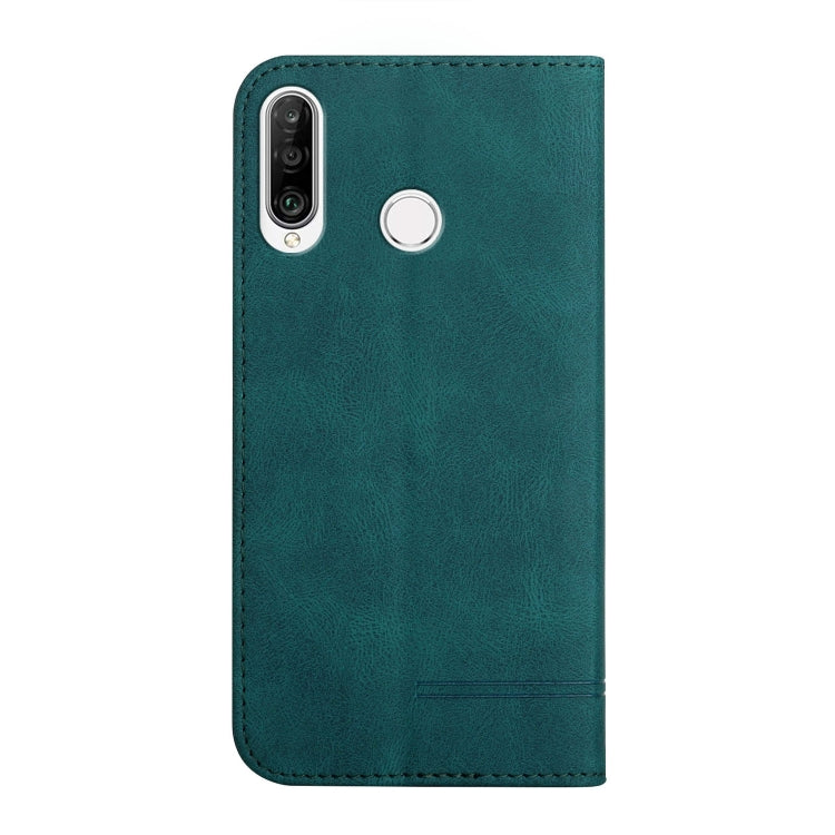For Huawei P30 Lite Strong Magnetic Leather Case