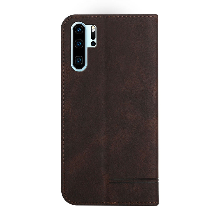 For Huawei P30 Pro Strong Magnetic Leather Case