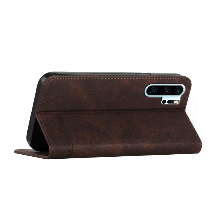 For Huawei P30 Pro Strong Magnetic Leather Case