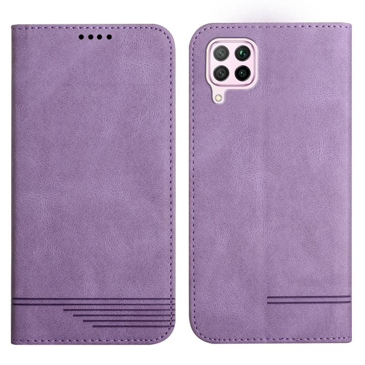 For Huawei P40 Lite Strong Magnetic Leather Case