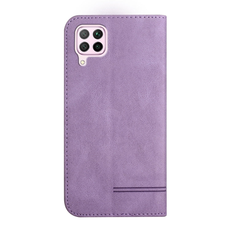 For Huawei P40 Lite Strong Magnetic Leather Case