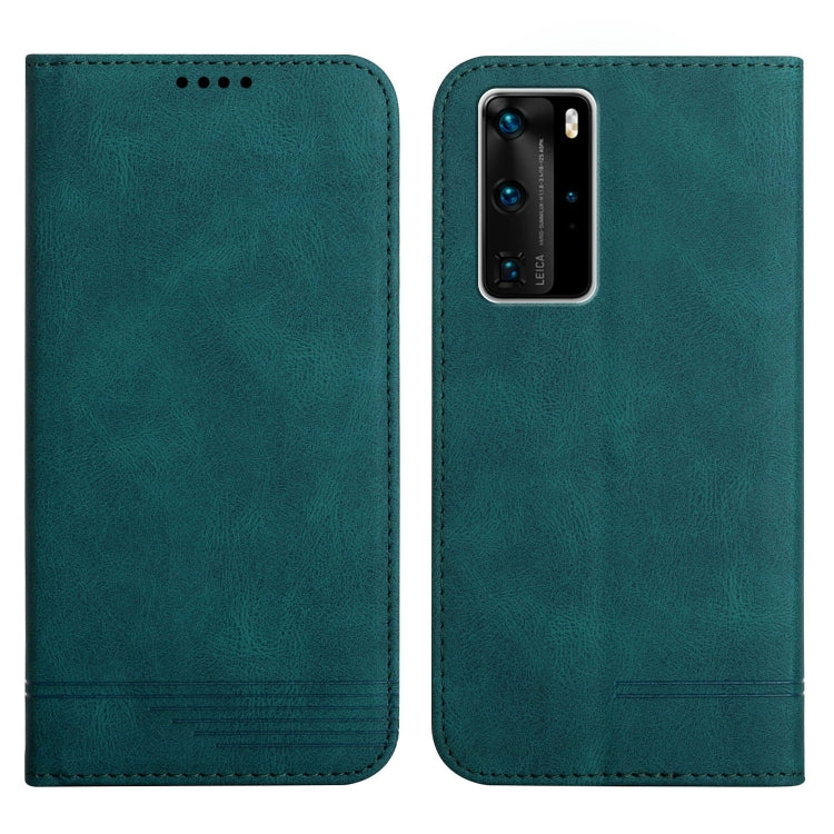 For Huawei P40 Pro Strong Magnetic Leather Case