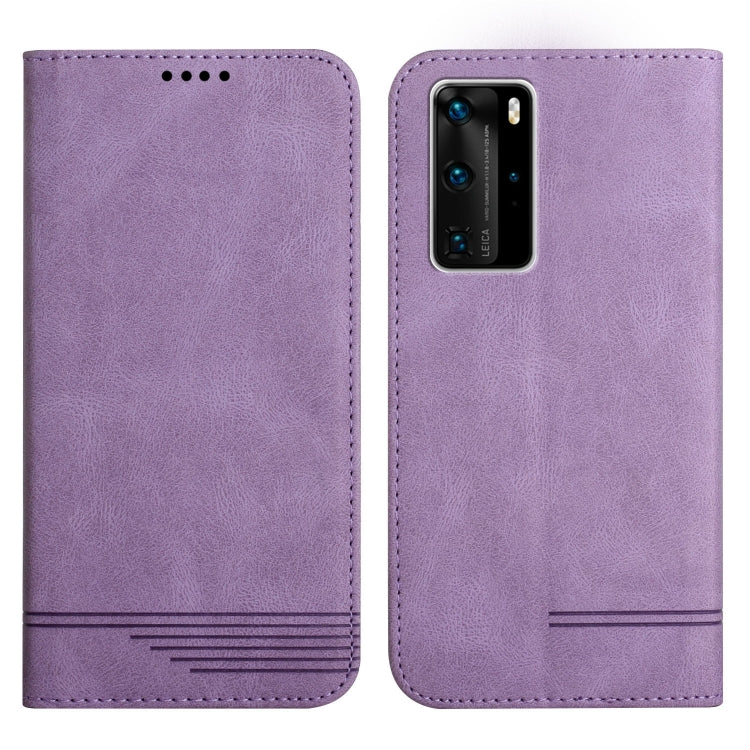 For Huawei P40 Pro Strong Magnetic Leather Case