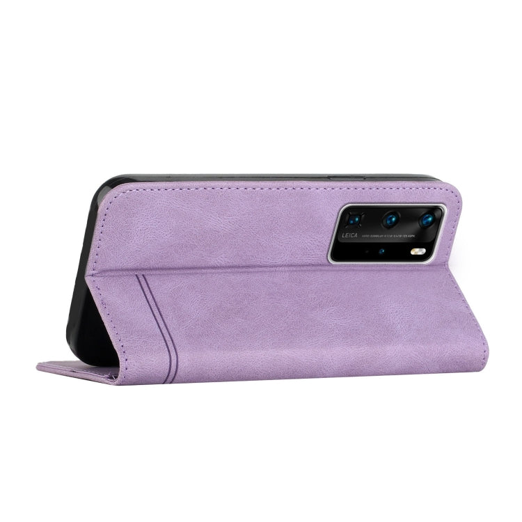 For Huawei P40 Pro Strong Magnetic Leather Case