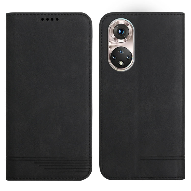 For Huawei P50 Strong Magnetic Leather Case