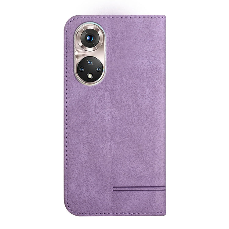 For Huawei P50 Pro Strong Magnetic Leather Case