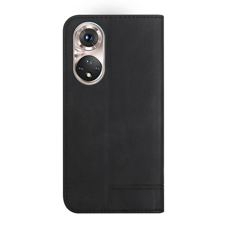 For Huawei P50 Pro Strong Magnetic Leather Case