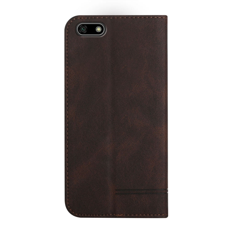 For Huawei Y5 2018 Strong Magnetic Leather Case